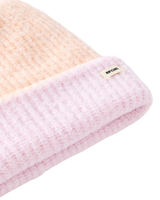 2 Tone Revo Beanie in Peach & Lilac