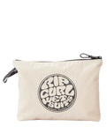 The Rip Curl Surf Series Wash Bag in Off White & Black