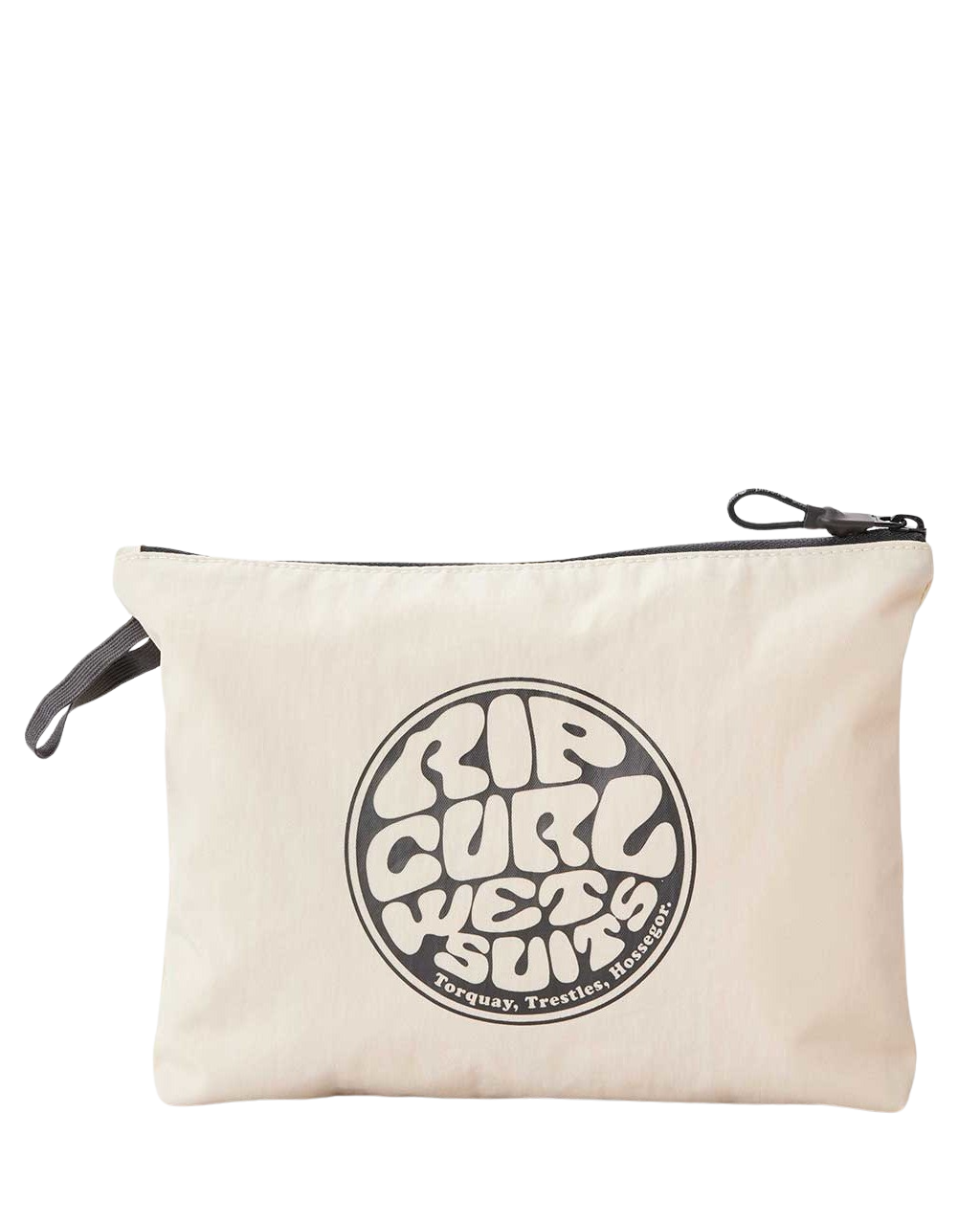 The Rip Curl Surf Series Wash Bag in Off White & Black
