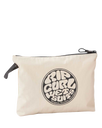 The Rip Curl Surf Series Wash Bag in Off White & Black