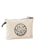 The Rip Curl Surf Series Wash Bag in Off White & Black