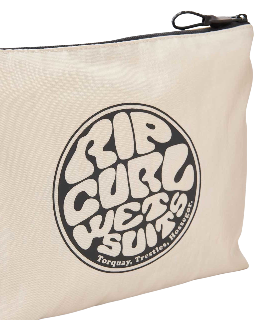 The Rip Curl Surf Series Wash Bag in Off White & Black