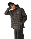 The Rip Curl Mens Archive DWR Plaid Jacket in Dark Navy