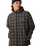 The Rip Curl Mens Archive DWR Plaid Jacket in Dark Navy