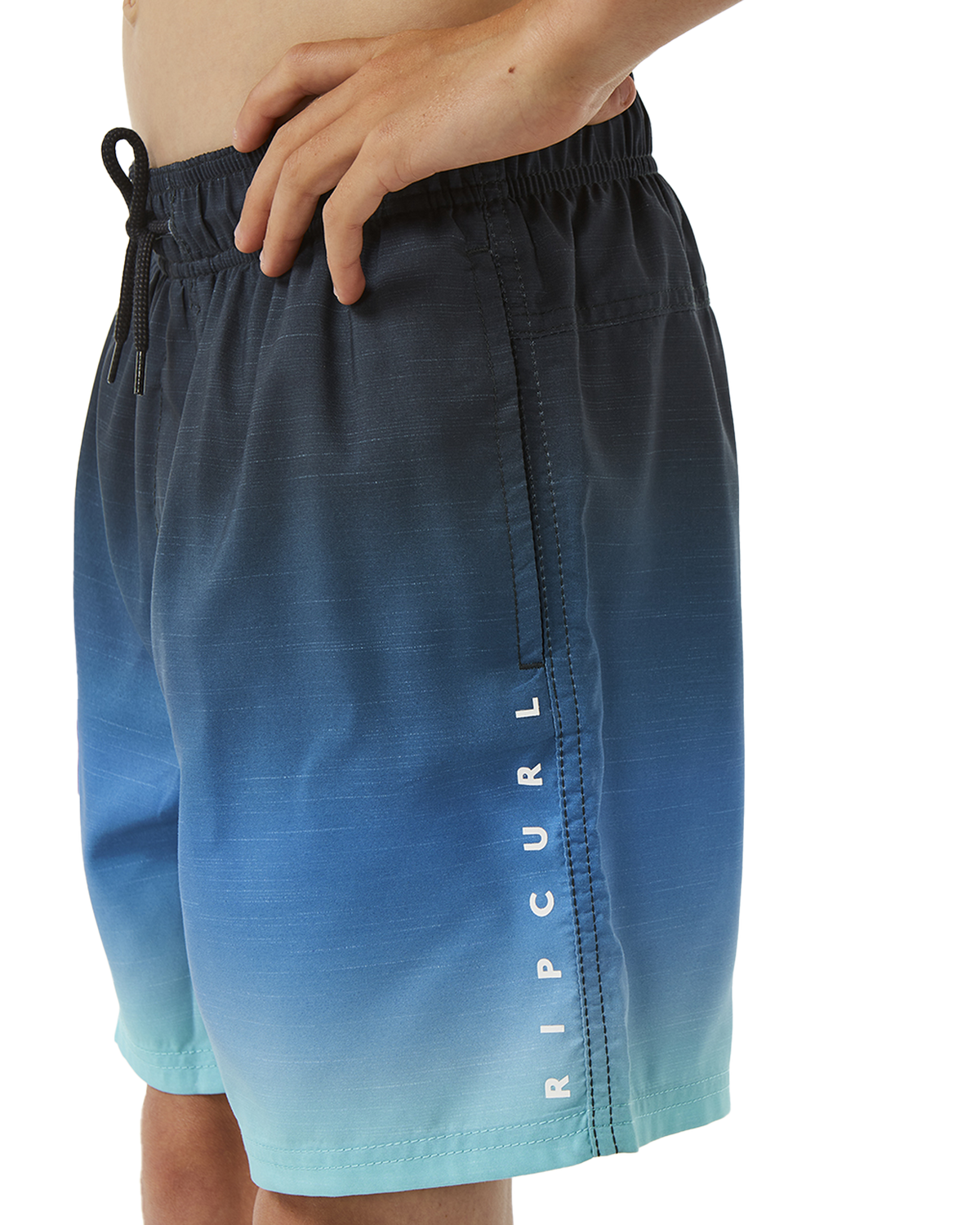 The Rip Curl Boys Boys Fade Volley Shorts in Vintage Navy