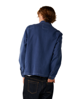 The Rip Curl Mens Premium Surf Anyday Shacket in Light Navy