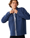 The Rip Curl Mens Premium Surf Anyday Shacket in Light Navy