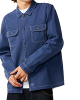 The Rip Curl Mens Premium Surf Anyday Shacket in Light Navy