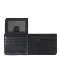 The Rip Curl Mens Wetsuit Logo RFID All Day Wallet in Black