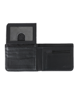The Rip Curl Mens Wetsuit Logo RFID All Day Wallet in Black