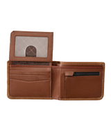 The Rip Curl Mens Wetsuit Logo RFID All Day Wallet in Tan