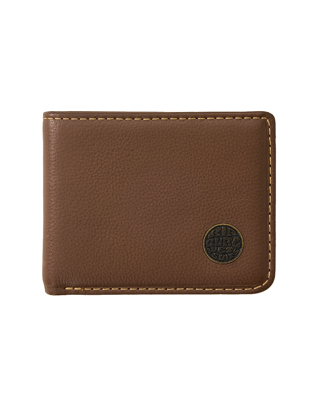 The Rip Curl Mens Wetsuit Logo RFID All Day Wallet in Brown