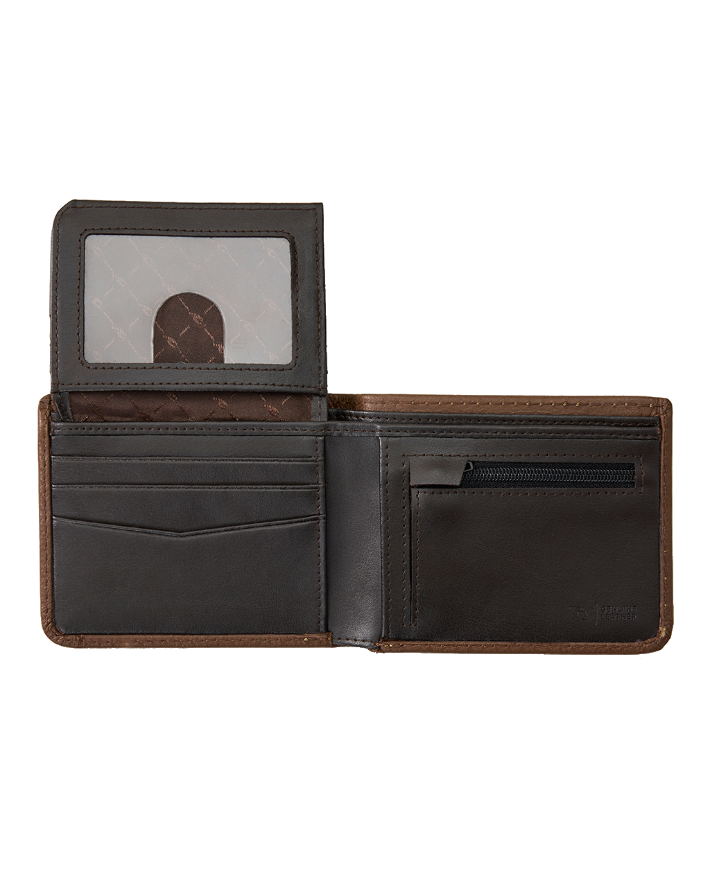 The Rip Curl Mens Wetsuit Logo RFID All Day Wallet in Brown