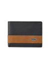 The Rip Curl Mens Diamond RFID Slim Wallet in Black