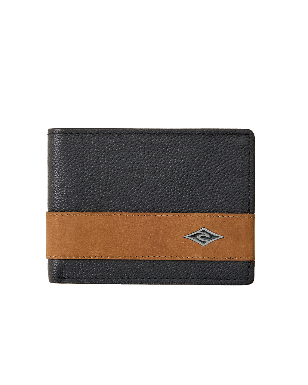 The Rip Curl Mens Diamond RFID Slim Wallet in Black