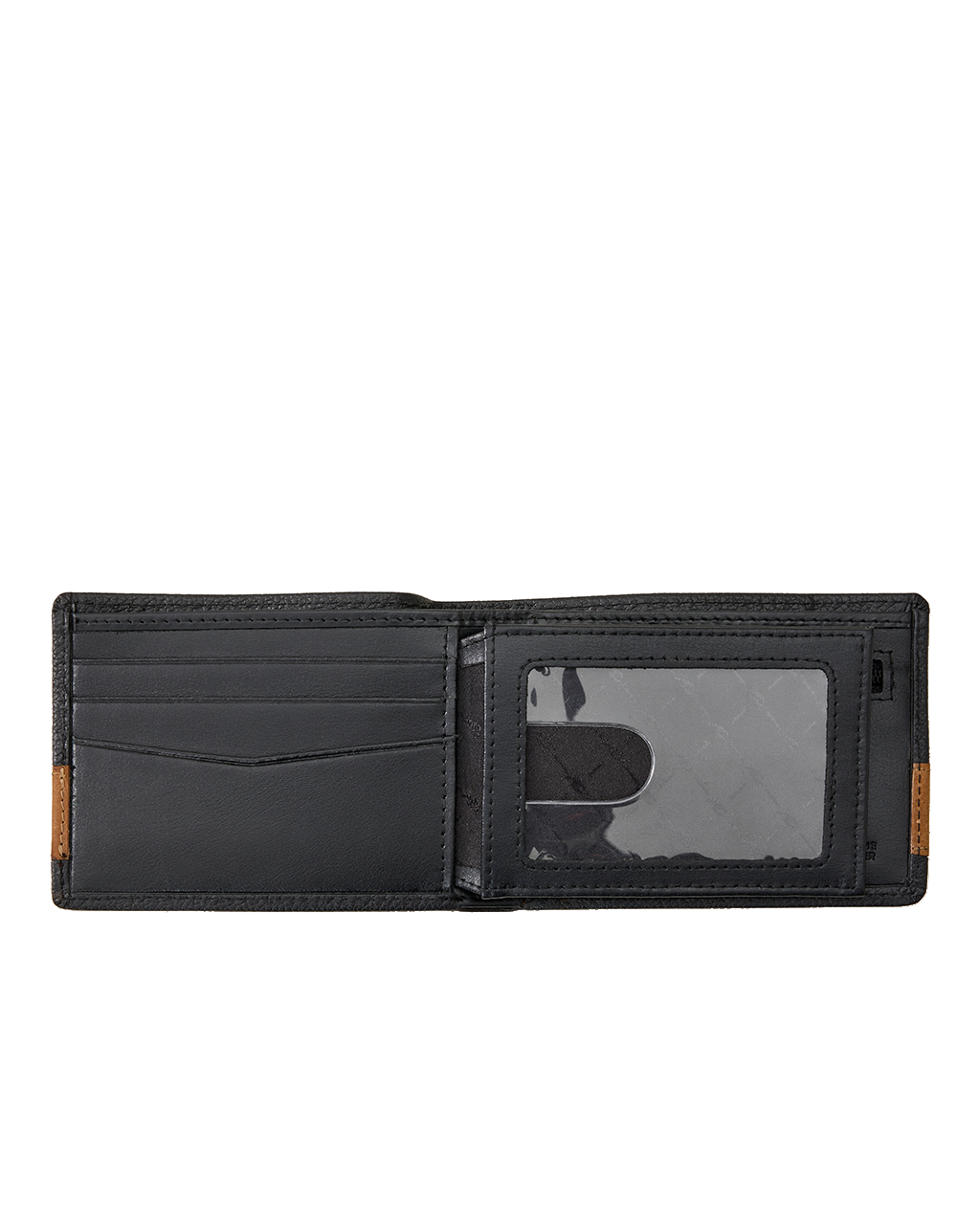 The Rip Curl Mens Diamond RFID Slim Wallet in Black