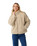 The Rip Curl Womens Cala Nights Zip Fleece Jacket in Natural
