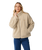 The Rip Curl Womens Cala Nights Zip Fleece Jacket in Natural