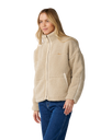 The Rip Curl Womens Cala Nights Zip Fleece Jacket in Natural
