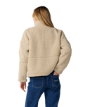 The Rip Curl Womens Cala Nights Zip Fleece Jacket in Natural