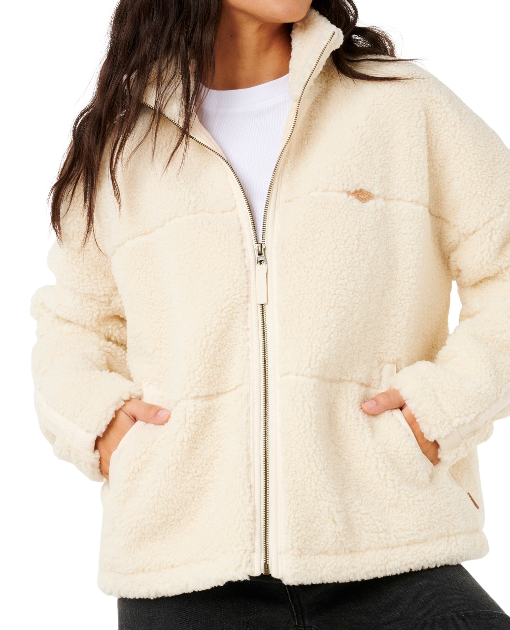 The Rip Curl Womens Cala Nights Sherpa Jacket in Lily