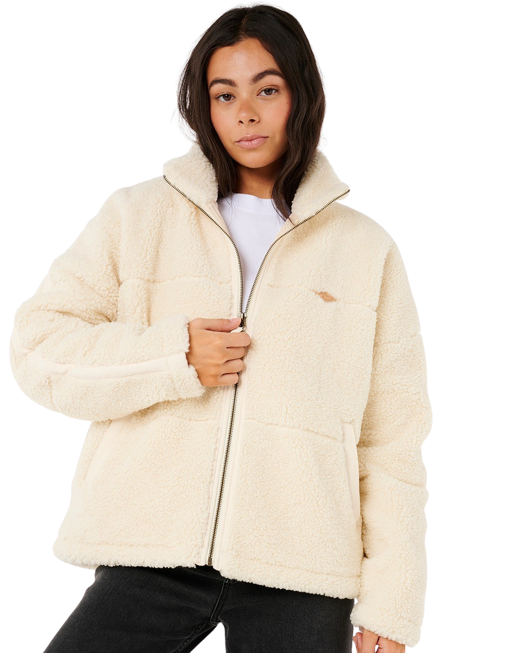 The Rip Curl Womens Cala Nights Sherpa Jacket in Lily