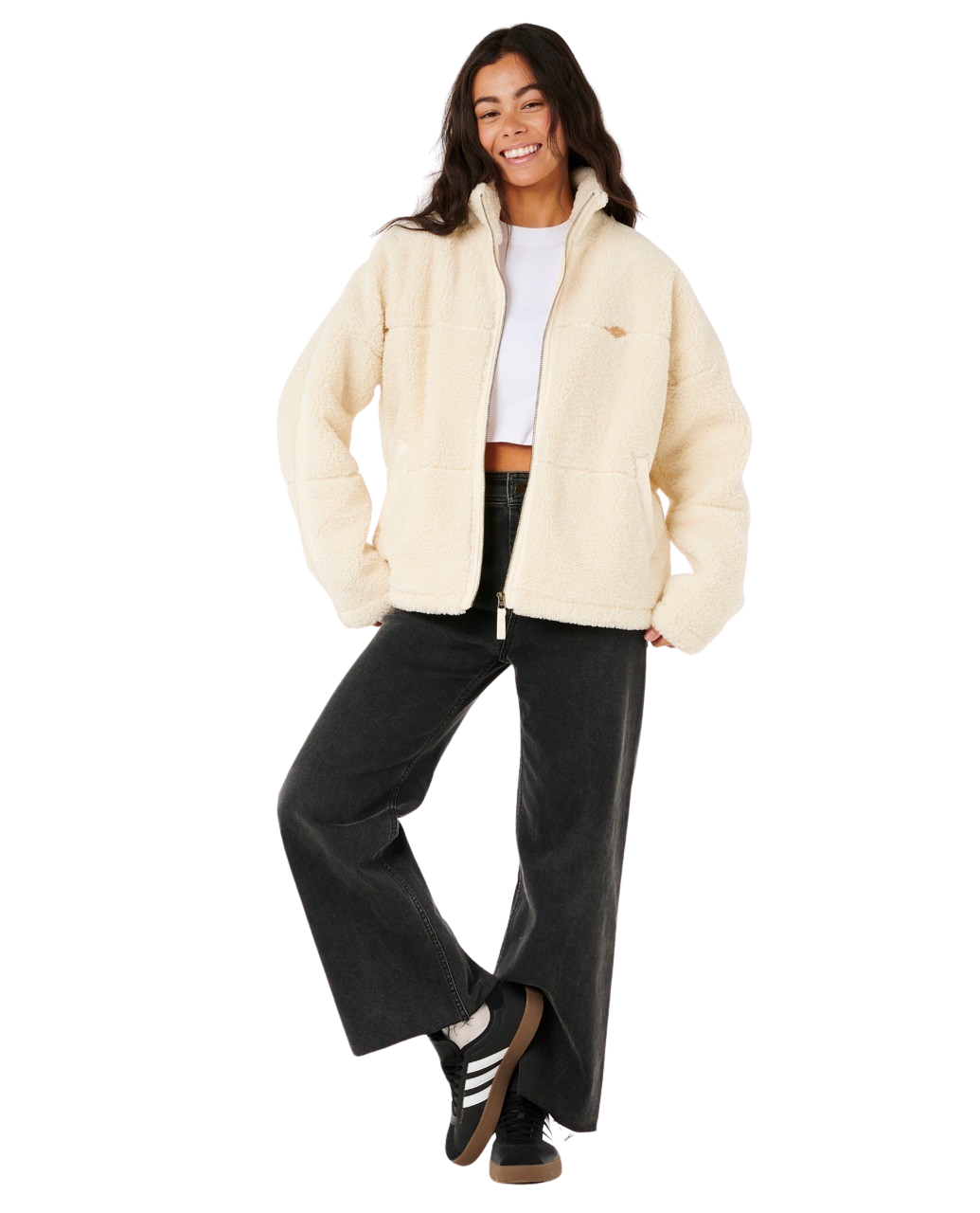 The Rip Curl Womens Cala Nights Sherpa Jacket in Lily