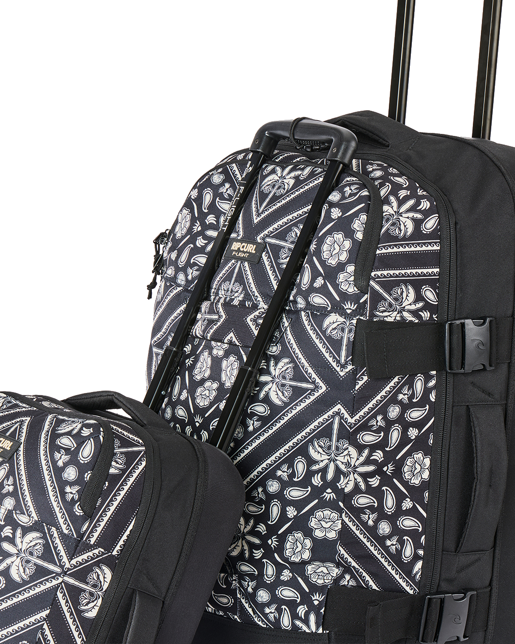 The Rip Curl F-Light Global 100L Bossa Nova Suitcase in Black | Anns ...