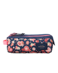 The Rip Curl Mixed Pencil Case in Navy Pink