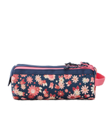 The Rip Curl Mixed Pencil Case in Navy Pink