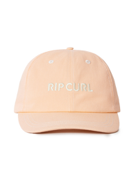 The Rip Curl Womens Surf Spray 5 Panel Cap in Bright Peach