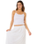 Oasis Broderie Maxi Skirt in White