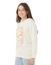 The Rip Curl Girls Girls Sunset Skies Hoodie in Bone
