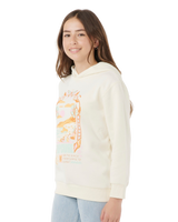 The Rip Curl Girls Girls Sunset Skies Hoodie in Bone