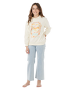 The Rip Curl Girls Girls Sunset Skies Hoodie in Bone