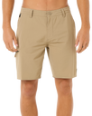 The Rip Curl Mens Boardwalk Global Entry Walkshorts in Sand Dune