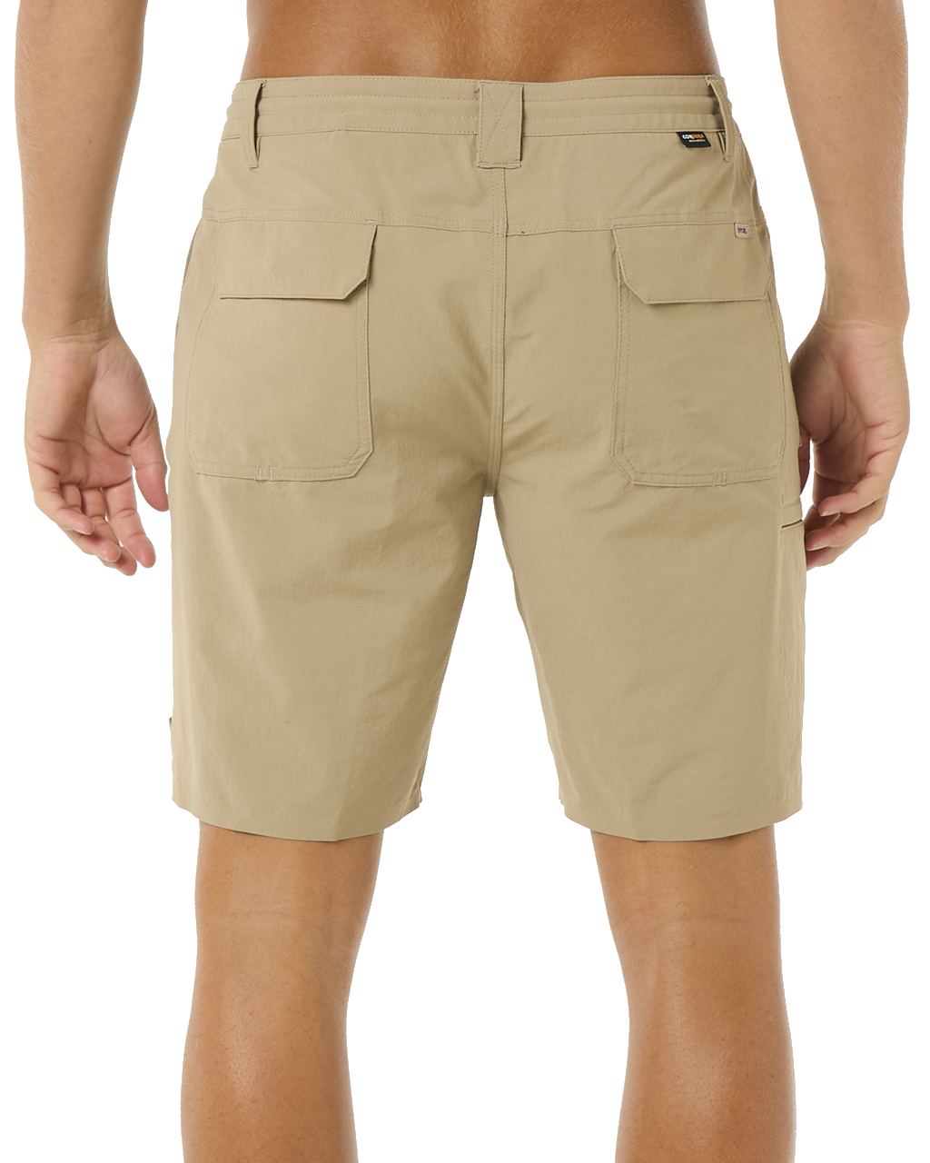 The Rip Curl Mens Boardwalk Global Entry Walkshorts in Sand Dune