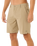 The Rip Curl Mens Boardwalk Global Entry Walkshorts in Sand Dune