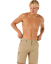 The Rip Curl Mens Boardwalk Global Entry Walkshorts in Sand Dune