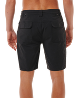 The Rip Curl Boardwalk Global Entry Walkshorts in Black | Available at Anns Cottage
