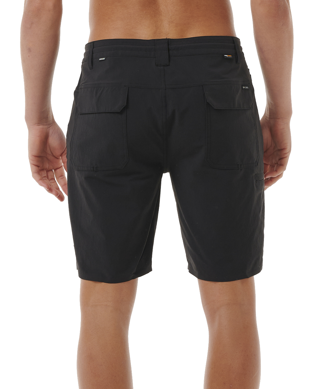 The Rip Curl Boardwalk Global Entry Walkshorts in Black | Available at Anns Cottage