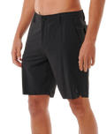 The Rip Curl Boardwalk Global Entry Walkshorts in Black | Available at Anns Cottage