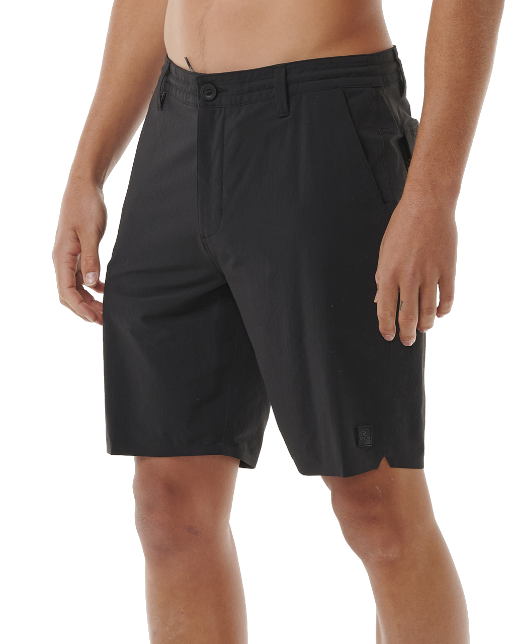 The Rip Curl Boardwalk Global Entry Walkshorts in Black | Available at Anns Cottage