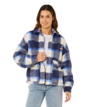 Cala Nights Check Jacket in Blue
