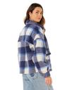Cala Nights Check Jacket in Blue