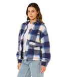 Cala Nights Check Jacket in Blue