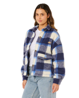 Cala Nights Check Jacket in Blue