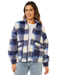 Cala Nights Check Jacket in Blue