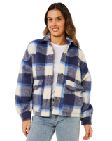 Cala Nights Check Jacket in Blue