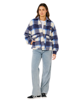 Cala Nights Check Jacket in Blue